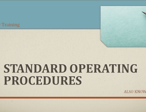 Standard Operating Procedures (SOPs)